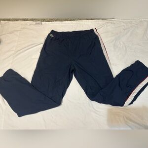 Lacoste Sport Navy and White Track Pants